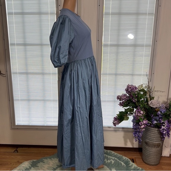 EN SAISON POPLIN MIDI DRESS - Picture 4 of 7